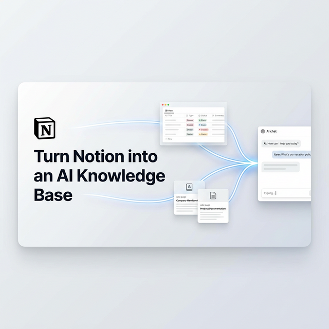 Turn Your Notion Database into an AI Knowledge Base